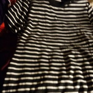 Black and white dress